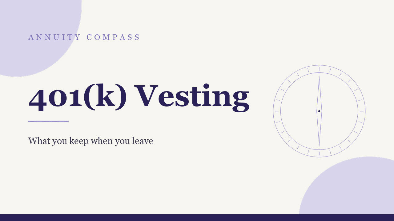 401(k) vesting: schedules, years of service and what you keep when you leave