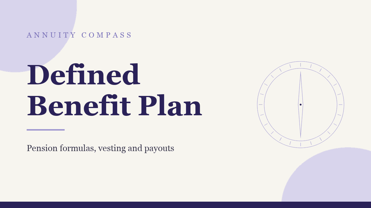 Defined benefit plan: how pension formulas, vesting and payouts work