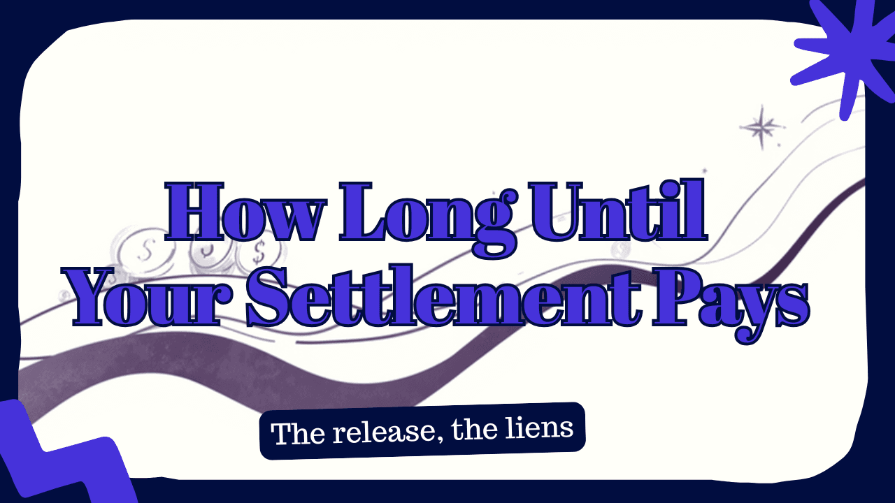 How long does it take to get settlement money after you sign?