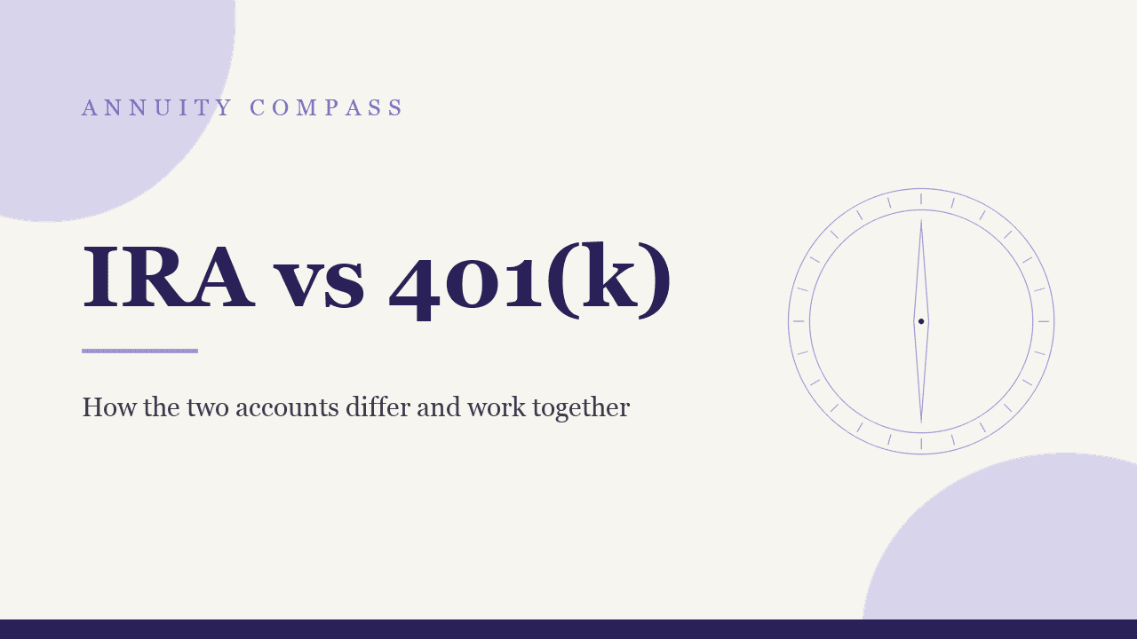 IRA vs 401(k): how the two accounts differ and how they work together