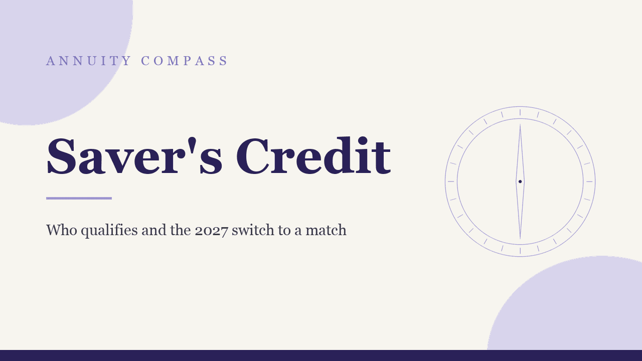 Saver's credit: who qualifies, how it is calculated and the 2027 switch