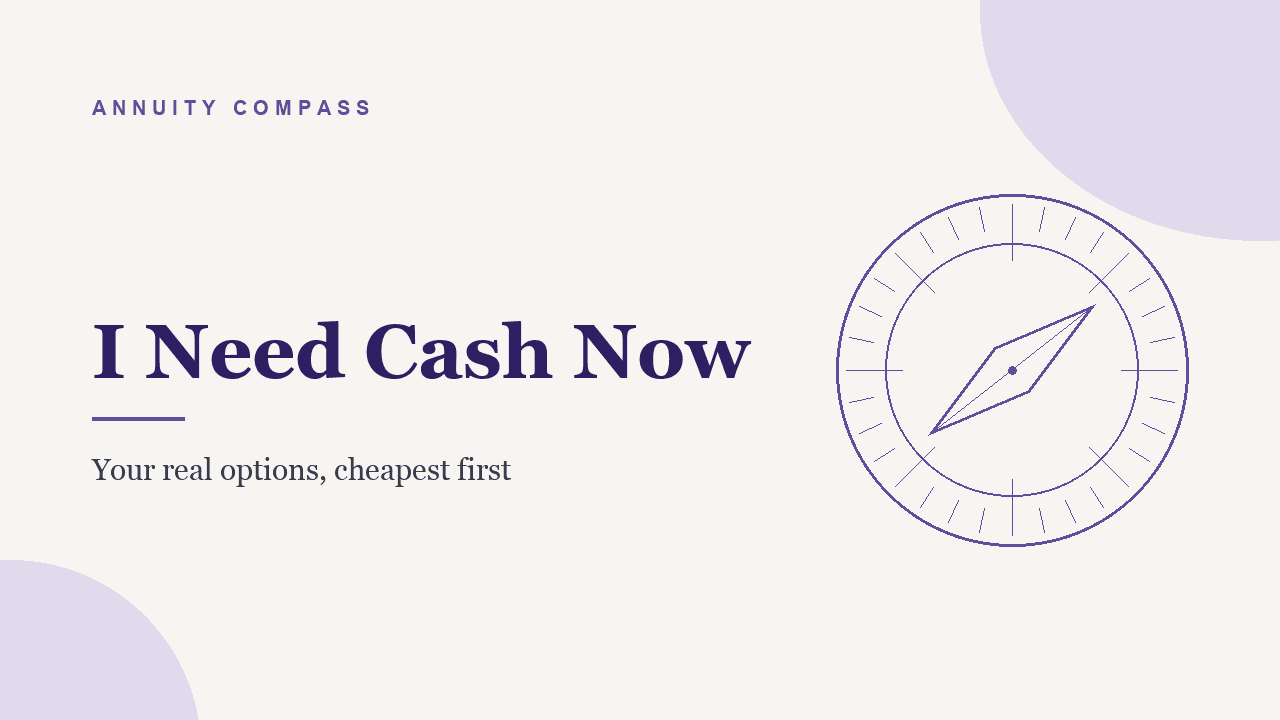 I have a structured settlement and I need cash now: what actually works