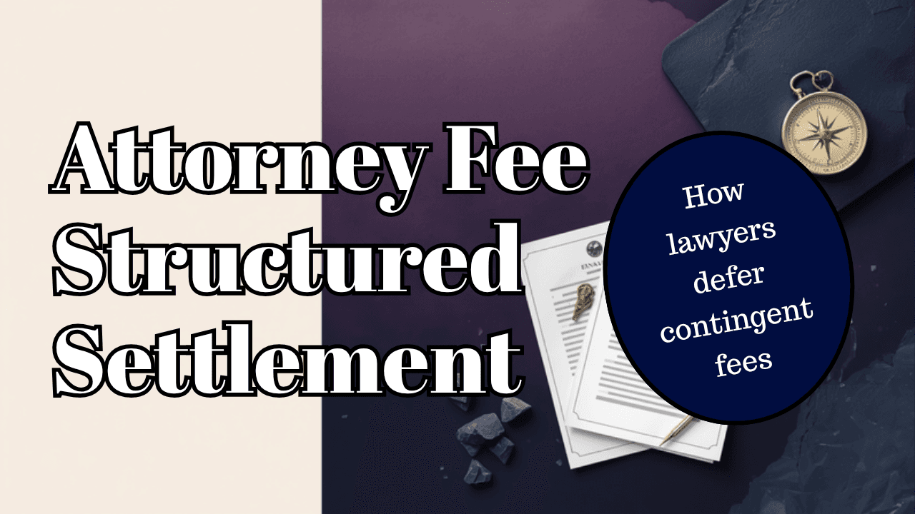 Attorney Fee Structured Settlement: How Lawyers Defer Contingent Fees