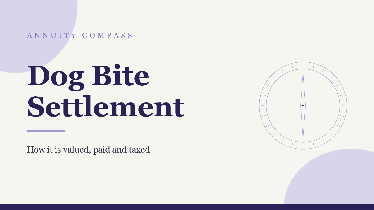 Dog bite settlement: how it is valued, paid and taxed