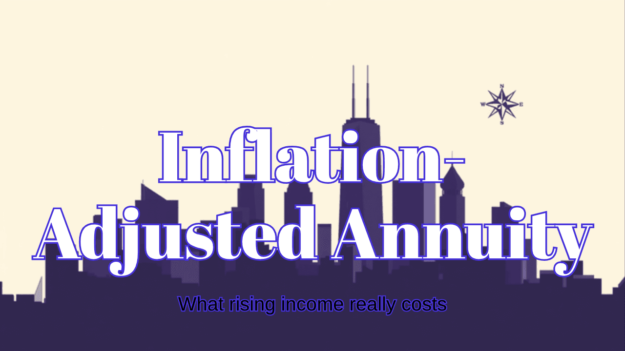 Inflation adjusted annuity: what rising income really costs you